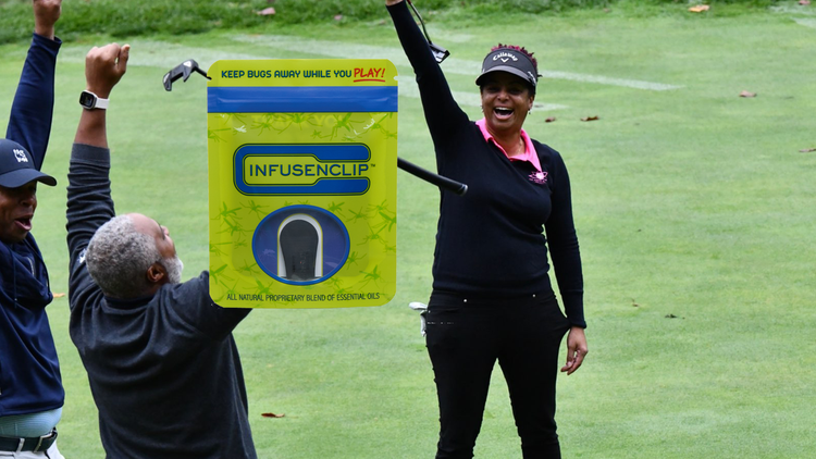 Golf pro and entrepreneur Robyn James wins a PGA Show