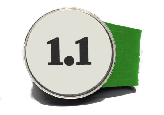 USGA Golf Rule 1.1 Ball Marker (White coin) on a Green InfusenClip™