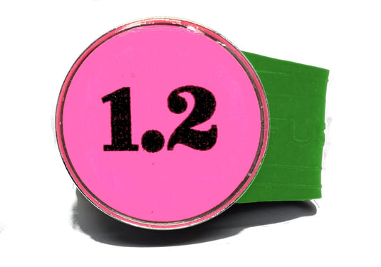 USGA Golf Rule 1.2 Ball Marker (Pink coin) on a Green InfusenClip™