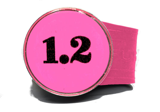 USGA Golf Rule 1.2 Ball Marker (Pink coin) on a Pink InfusenClip™