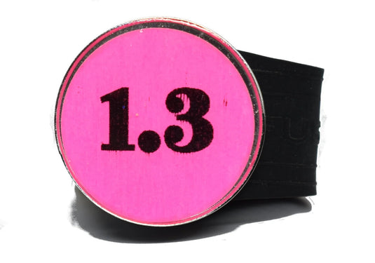 USGA Golf Rule 1.3 Ball Marker (Pink coin) on a Black InfusenClip™
