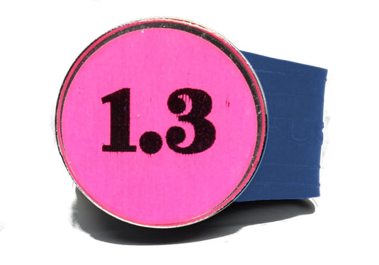 USGA Golf Rule 1.3 Ball Marker (Pink coin) on a Blue InfusenClip™