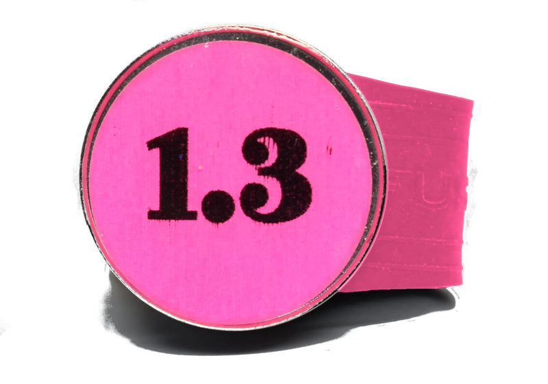 Load image into Gallery viewer, USGA Golf Rule 1.3 Ball Marker (Pink coin) on a Pink InfusenClip™
