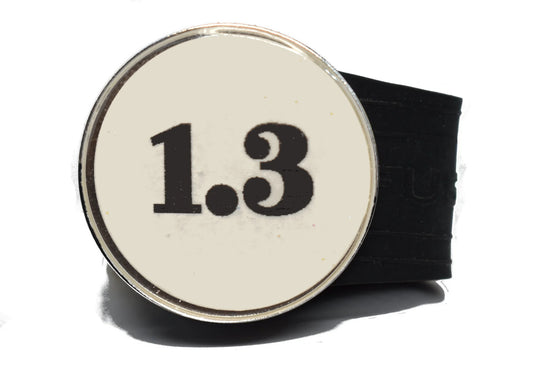 USGA Golf Rule 1.3 Ball Marker (White coin) on a Black InfusenClip™