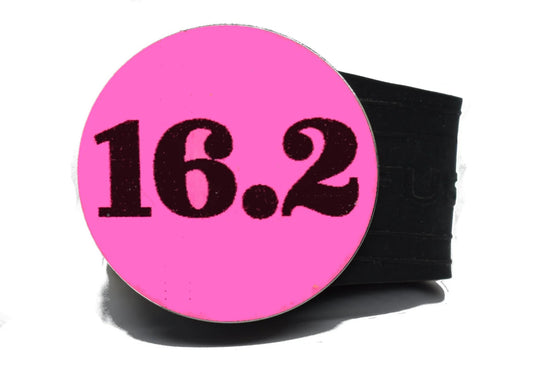 USGA Golf Rule 16.2 Ball Marker (Pink coin) on a Black InfusenClip™