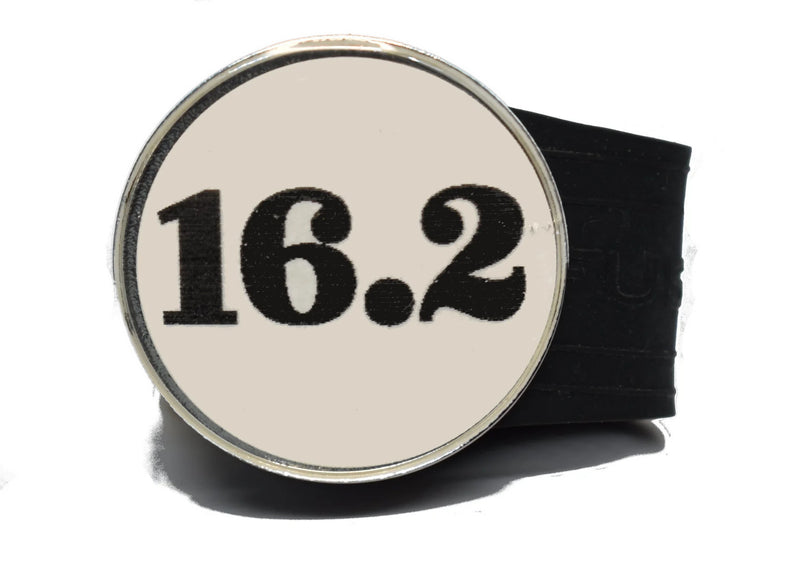 Load image into Gallery viewer, USGA Golf Rule 16.2 Ball Marker (White coin) on a Black InfusenClip™
