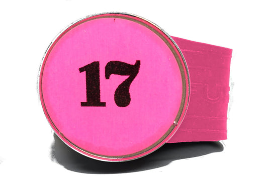 USGA Golf Rule 17 Ball Marker (Pink coin) on a Pink InfusenClip™