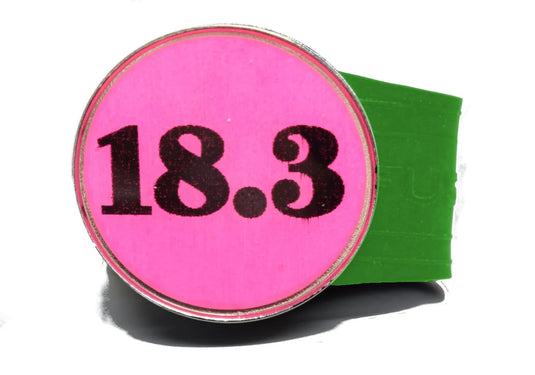 USGA Golf Rule 18.3 Ball Marker (Pink coin) on a Green InfusenClip™