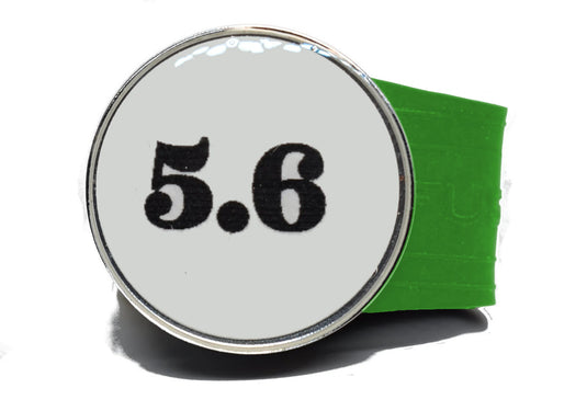 USGA Golf Rule 5.6 Ball Marker (White coin) on a Green InfusenClip™