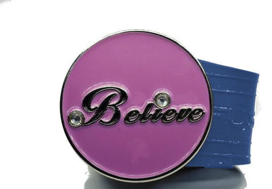 Believe golf ball marker on a Blue InfusenClip™