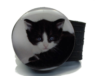 Black & White Cat - InfusenClip™ by Birdie Everything LLC