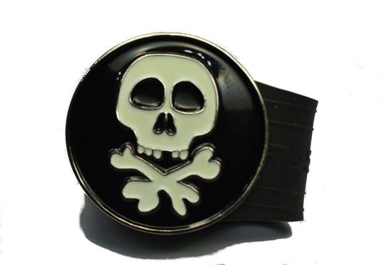 Glow in the dark Skull and Cross Bones - InfusenClip™ by Birdie Everything LLC