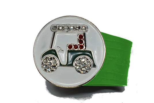 Golf Cart golf ball marker on a Green InfusenClip™