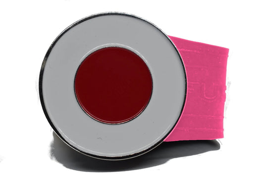 Japanese Flag golf ball marker on a Pink InfusenClip™