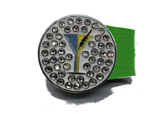 Martini golf ball marker on a Green InfusenClip™