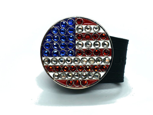 Rhinestone American Flag - InfusenClip™ by Birdie Everything LLC