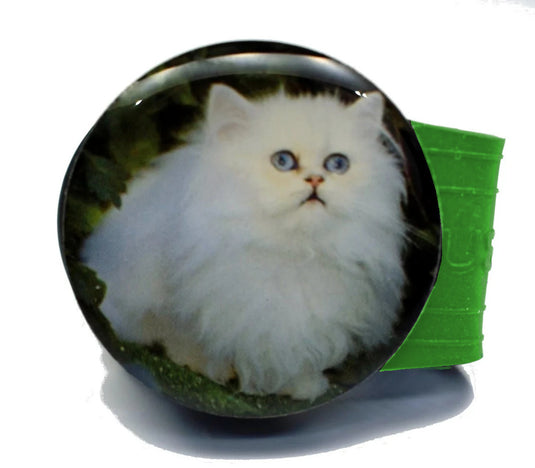 White Cat golf ball marker on a Green InfusenClip™