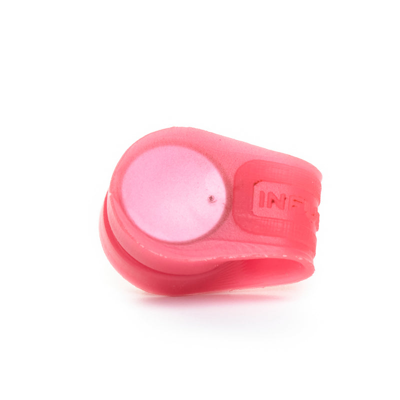 Load image into Gallery viewer, Pink InfusenClip in the closed position. InfusenClips feature a natural vanilla scent, designed to effectively keep bugs away. Ideal for people who prefer alternatives to DEET for warding off insects.
